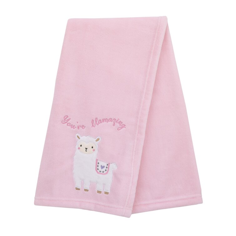 Llama baby blanket hot sale